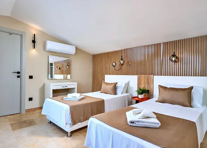 Luxury Private Pool Sauna Pool Table - 15mn Walk To The Town Willa Kalkan