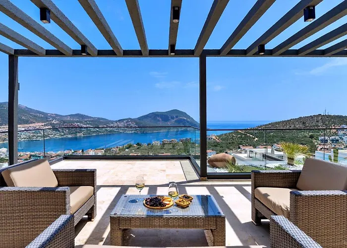 Willa Luxury Private Pool Sauna Pool Table - 15mn Walk To The Town Kalkan