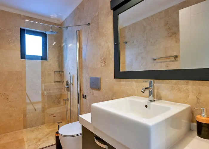 Luxury Private Pool Sauna Pool Table - 15mn Walk To The Town Willa Kalkan